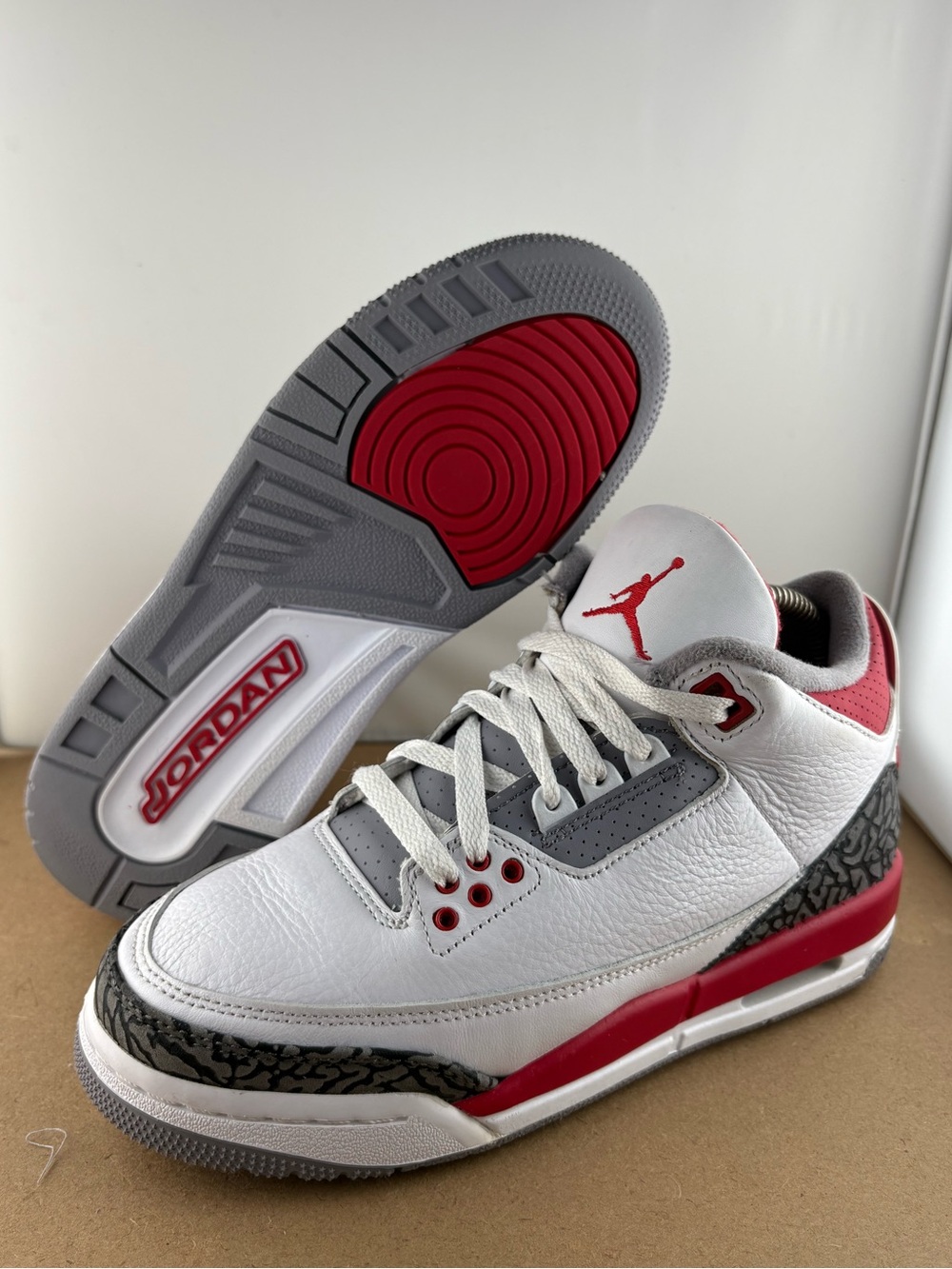 Nike Air Jordan 3 Retro OG Fire Red 2022 GS Shoes Size 6.5y DM0967 160 (A4)